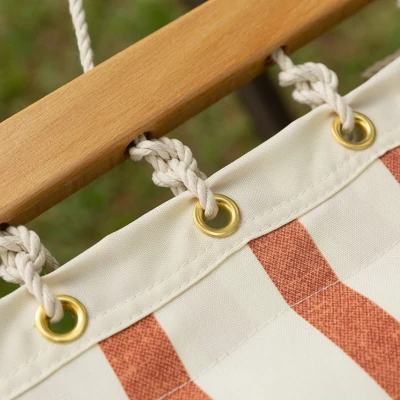 13' Pillowtop Outdoor Fabric Hammock with Spreader Bar Striped - Threshold™ 13' Pillowtop Outdoor Fabric Hammock With Spreader Bar Striped - Threshold™ -Threshold Furnish Shop GUEST 9248df06 4160 4eac 9351 c0be4b29f45c