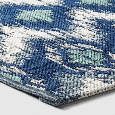 Ikat Outdoor Rug Blue - Threshold Ikat Outdoor Rug Blue - Threshold -Threshold Furnish Shop GUEST 9400c45b 1da6 4dc1 8fbe aa77d2069a05