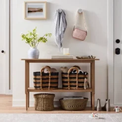 Gretna Narrow Console Table Natural - Threshold™ -Threshold Furnish Shop GUEST 94eb8c76 77dd 4947 a174 c95e76f2a795