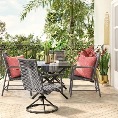2pc Granby Padded Wicker Outdoor Patio Dining Chairs Arm Chairs Gray - Threshold™ 2pc Granby Padded Wicker Outdoor Patio Dining Chairs Arm Chairs Gray - Threshold™ -Threshold Furnish Shop GUEST 95f3ae1c b180 4b53 aab8 f4c195c4f438