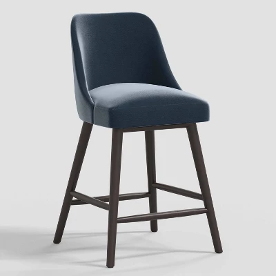 Geller Counter Height Barstool in Shiny Velvet - Threshold™ Geller Counter Height Barstool In Shiny Velvet - Threshold™ -Threshold Furnish Shop GUEST 96359262 3ea2 4d28 ac85 e6aa57e23628