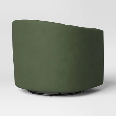 Large Aveline Swivel Chair Olive Velvet - Threshold™ Large Aveline Swivel Chair Olive Velvet - Threshold™ -Threshold Furnish Shop GUEST 96e66ab7 4503 45e8 a571 112f875a91d9