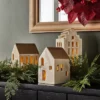 3pc Ceramic House LED Tea Light Holder Set - Threshold™ Designed With Studio McGee -Threshold Furnish Shop GUEST 9ecdefa9 52d0 4069 8aae 2cb98051649a