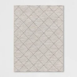 Mira Geometric Diamond Indoor/Outdoor Rug Cream - Threshold™ -Threshold Furnish Shop GUEST 9efef2e1 782b 477d a56d 2f1603a4d887