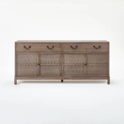 Brandeis Woven TV Stand For TVs Up To 60" Brown - Threshold™ Designed With Studio McGee -Threshold Furnish Shop GUEST a017dd9d 7b1a 43ba 980c 719aa9600d75