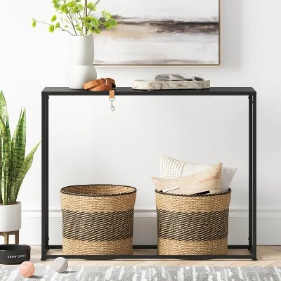 Glasgow Narrow Console Table Black - Threshold™ Glasgow Narrow Console Table Black - Threshold™ -Threshold Furnish Shop GUEST a1b93915 bc49 4c98 98bf ac2de75b9688