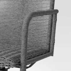 2pc Granby Padded Wicker Outdoor Patio Dining Chairs Swivel Chairs Gray - Threshold™ -Threshold Furnish Shop GUEST a2329e13 28a4 4d79 b964 0664d43c43fa