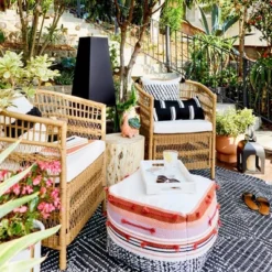 Mulberry 3pc Patio Chat Set - Natural - Threshold™ -Threshold Furnish Shop GUEST a2e21cfb 9a8a 4a42 ade9 0f769912e1b7