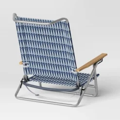 5 Position Beach Chair With Aluminum Frame & Wood Arms - Threshold™ -Threshold Furnish Shop GUEST a2ecffc2 8298 48e2 9451 f769ebfbd8ba