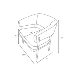 Rosemead Metal Frame And Rounded Back Faux Sherling Accent Chair Cream - Threshold™ Designed With Studio McGee -Threshold Furnish Shop GUEST a38c3411 f2c1 48f5 a6be 9a4cd093d081