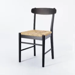 Logan Wood Dining Chair With Woven Seat - Threshold™ Designed With Studio McGee -Threshold Furnish Shop GUEST a48fd9e6 3c2f 437a bb66 70671f884474