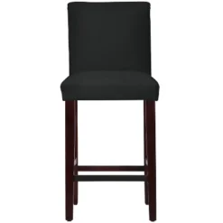 30" Velvet Parsons Barstool Wood - Threshold™ -Threshold Furnish Shop GUEST a7ae0d6b 625c 47f2 983c 26bcf0f5cda7