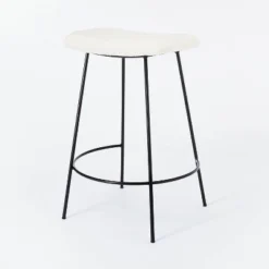 Clarkston Metal Counter Height Barstool With Upholstered Seat - Threshold™ Designed With Studio McGee 9 Clarkston Metal Counter Height Barstool With Upholstered Seat - Threshold™ Designed With Studio McGee -Threshold Furnish Shop GUEST a86feba4 4168 43e4 b718 43ae445afc85