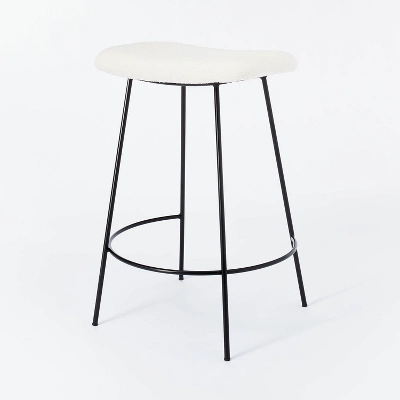 Clarkston Metal Counter Height Barstool with Upholstered Seat - Threshold™ designed with Studio McGee Clarkston Metal Counter Height Barstool With Upholstered Seat - Threshold™ Designed With Studio McGee -Threshold Furnish Shop GUEST a86feba4 4168 43e4 b718 43ae445afc85