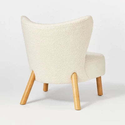 Sculpted Faux Shearling Accent Chair Cream - Threshold™ designed with Studio McGee Sculpted Faux Shearling Accent Chair Cream - Threshold™ Designed With Studio McGee -Threshold Furnish Shop GUEST ab910c40 8928 443c b873 4204bceb8dee