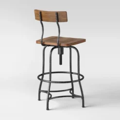 Woodsboro Adjustable Barstool Brown - Threshold™ -Threshold Furnish Shop GUEST abdb0bde 7acc 43ee 8f86 d27ad9675953