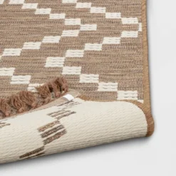 Check Diamonds Outdoor Rug Tan - Threshold™ -Threshold Furnish Shop GUEST ac22a0ad a4e9 4c4c b89d 14ae4c1012fb