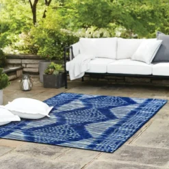 7' X 10' Outdoor Rug Indigo Dye - Threshold™ -Threshold Furnish Shop GUEST adbd2a70 92fe 4ff7 82bd d4bbdcc29b29