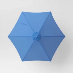 9'x9' Market Patio Umbrella - Light Wood Pole - Threshold™ -Threshold Furnish Shop GUEST b15f45bf 5723 462b b18e bf9dc87dff6c