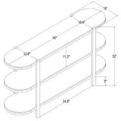 32" Portola Hills 3 Shelf Horizontal Bookcase - Threshold™ Designed With Studio McGee -Threshold Furnish Shop GUEST b29322d3 efb6 44c0 a459 930a88eaa026