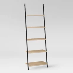 72" Loring 5 Shelf Leaning Bookshelf - Threshold™ -Threshold Furnish Shop GUEST b2f506da fcdc 4735 b10b d49aa58dbbd8