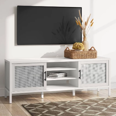 Warwick TV Stand for TVs up to 69" with Storage - Threshold™ Warwick TV Stand For TVs Up To 69" With Storage - Threshold™ -Threshold Furnish Shop GUEST b3004dfc f419 4a4d 91b1 7b631dc890b3