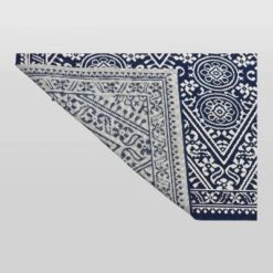 Tapestry Outdoor Rug Blue - Threshold™ -Threshold Furnish Shop GUEST b38a70ef 5bbf 4391 8074 5394347a904a