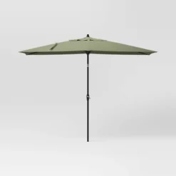 10'x6' Rectangular Market Patio Umbrella - Black Pole - Threshold™ -Threshold Furnish Shop GUEST b45ccdfe 1dde 434c a118 14d97653a266