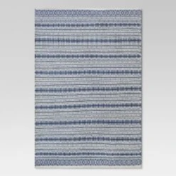 Pattern Stripe Outdoor Rug Blue - Threshold™ -Threshold Furnish Shop GUEST b50bd77f b9cf 4cbe 85f8 85730dba7a8e