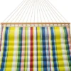 11.3' Pillowtop Outdoor Fabric Hammock Summer Stripe Yellow/Red/Blue - Threshold™ -Threshold Furnish Shop GUEST b714cf1c fb9e 4a6e a68f b2cf89ab003a