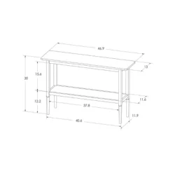 Gretna Narrow Console Table Natural - Threshold™ -Threshold Furnish Shop GUEST b7d8608f 12ef 4698 94da 334982ec016f