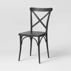 Set Of 2 Malden French Bistro Dining Chair Black - Threshold™ 4 Set Of 2 Malden French Bistro Dining Chair Black - Threshold™ -Threshold Furnish Shop GUEST b98d5729 0c98 484d 974b 0fef9dc964cb