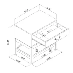 Elmira Nightstand Brown - Threshold™ Designed With Studio McGee 8 Elmira Nightstand Brown - Threshold™ Designed With Studio McGee -Threshold Furnish Shop GUEST ba23a28f 8b95 42ea acce 9cc3df7af05f