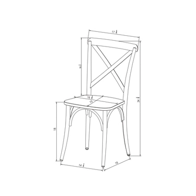 Set of 2 Malden French Bistro Dining Chair Black - Threshold™ Set Of 2 Malden French Bistro Dining Chair Black - Threshold™ -Threshold Furnish Shop GUEST be93dcf6 6a27 4d9e 83a8 3927be01d462