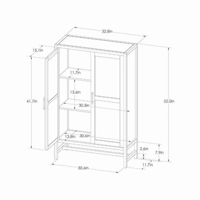 Warwick Library Cabinet - Threshold Warwick Library Cabinet - Threshold -Threshold Furnish Shop GUEST c108abad 74b2 4ce5 9fd7 1f335c09cf11