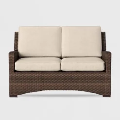 Halsted Wicker Patio Loveseat - Threshold™ -Threshold Furnish Shop GUEST c10eda52 f2ba 4abd b5cc 50b37118c7ba