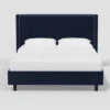Austin Wingback Platform Bed In Luxe Velvet - Threshold™