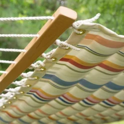 13' Pillowtop Outdoor Fabric Hammock With Spreader Bar Terracotta Pink - Threshold™ -Threshold Furnish Shop GUEST c4063e24 05a0 4999 891a 855cd3d9b6e7