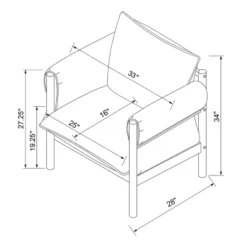 Arbon Wood Dowel Accent Chair With Cushion Arms - Threshold™ Designed With Studio McGee -Threshold Furnish Shop GUEST c429d501 6755 4c8a 864f afd6717b29db