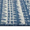 7' X 10' Outdoor Rug Striped Fringe Blue - Threshold™ -Threshold Furnish Shop GUEST c5061a0b 3284 46f1 afe0 f7117607b47a