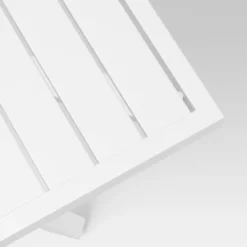 Seabury Steel 4 Person Square Patio Dining Table, Outdoor Furniture - White - Threshold™ -Threshold Furnish Shop GUEST c9df465d 9a0c 42b3 b5e4 4d501c2d6dea