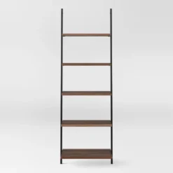 72" Loring 5 Shelf Leaning Bookshelf - Threshold™ -Threshold Furnish Shop GUEST ca4a252c 9447 4c0f 8281 32c20ac3b8d2