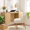 Arches Writing Desk With Storage Cabinets Natural - Threshold™ 1 Arches Writing Desk With Storage Cabinets Natural - Threshold™ -Threshold Furnish Shop GUEST cb0e5943 62d3 4415 a5e1 4cddfe65ed1e