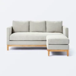 Woodland Hills Wood Base Sofa Light Gray - Threshold™ Designed With Studio McGee -Threshold Furnish Shop GUEST ccca059c 0892 4548 9413 b055d1449dad