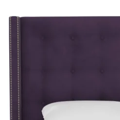 Nail Button Tufted Wingback Velvet Bed - Skyline Furniture 5 Nail Button Tufted Wingback Velvet Bed - Skyline Furniture -Threshold Furnish Shop GUEST cd07f43e df25 4aae 89cb 6cb8f2427951