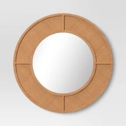 28" Caning Round Wall Mirror - Threshold™ -Threshold Furnish Shop GUEST ce15ebf4 322d 4790 aab6 2401decc5ae6