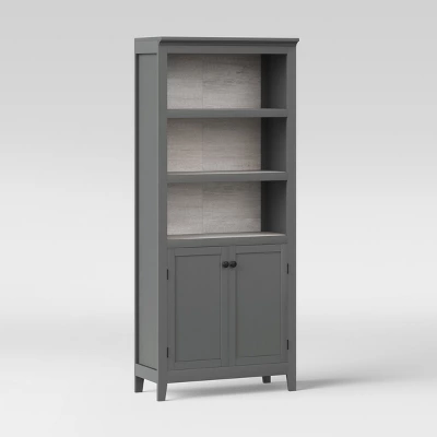 72" Carson 5 Shelf Bookcase with Doors - Threshold 72" Carson 5 Shelf Bookcase With Doors - Threshold -Threshold Furnish Shop GUEST d1890ff8 2709 477a 83f4 d2f055696093