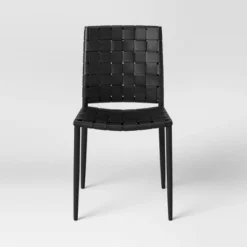 Wellfleet Woven Leather Metal Base Dining Chair - Threshold™ -Threshold Furnish Shop GUEST d277a128 5ebe 419f 8c46 04f8da2a89bf