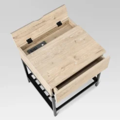 Loring End Table With Charging Station - Threshold™ 4 Loring End Table With Charging Station - Threshold™ -Threshold Furnish Shop GUEST d4b23323 607f 4bd3 9988 eaac3936810f