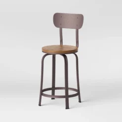 Dakota Swivel Wood Seat Barstool With Adjustable Legs Metal - Threshold™ 6 Dakota Swivel Wood Seat Barstool With Adjustable Legs Metal - Threshold™ -Threshold Furnish Shop GUEST d8b73f86 06aa 4e7a 8046 28016b4e06ed